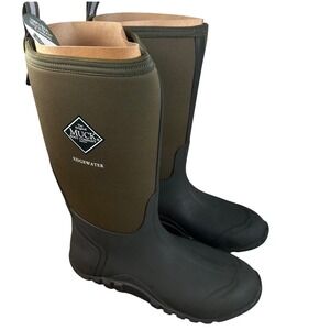 Muck Boot Company Edgewater Hi Boots Mens 13 Moss Green Waterproof Hunting NEW